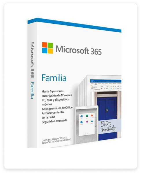 Licencia Microsoft 365 Familia